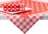 thumbnail of Sovie HOME Tischdecke Anton in Rot aus Linclass® Airlaid 80 x 80 cm, 1 Stück - Karo Punkte