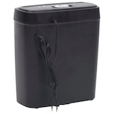 thumbnail of vidaXL Aktenvernichter 6 Blatt Streifenschnitt Schwarz