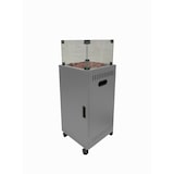 thumbnail of Heizstrahler FUEGO Gasheizstrahler Terrasse Terrassenfeuer Feuerstelle Heizpilz 8kW mit Rollen in anthrazit