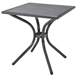 thumbnail of METRO PROFESSIONAL Mesa de restaurante Cassiopia, aço/alumínio, 70 x 70 cm, quadrada, cinzento