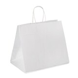 thumbnail of VEPATIM 100 Papiertragetaschen mit Kordelhenkeln Kordeltaschen 260 + 170 x 250mm 80g weiß