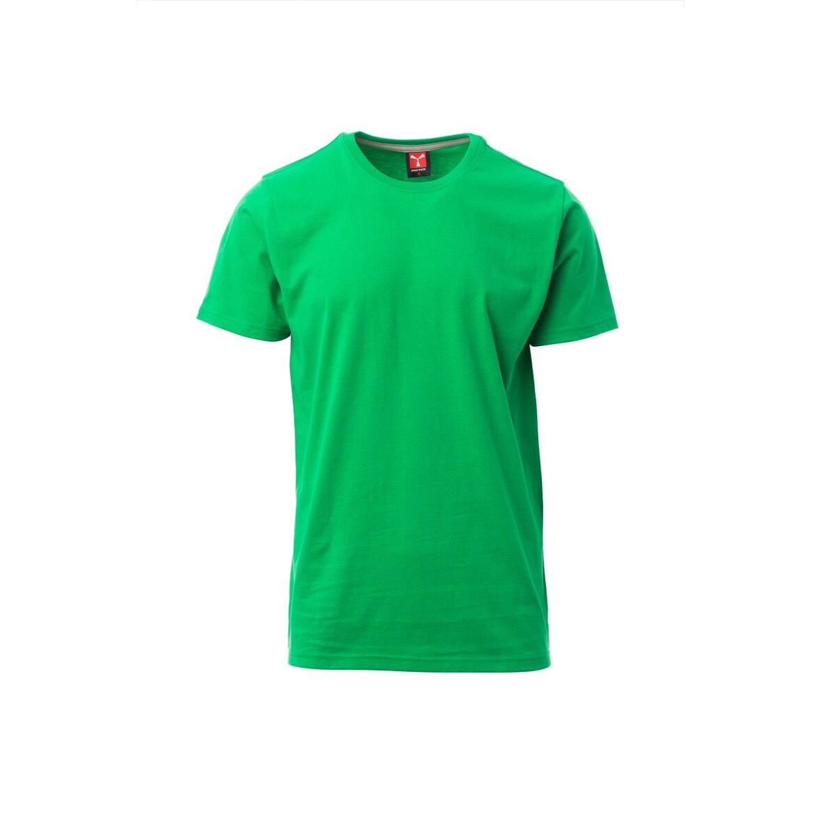 PAYPER T-Shirt SUNRISE – Kurzarm-Shirt aus Baumwolle mit Rundhalsausschnitt und angenehmer Passform geleegrün XS