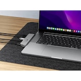 thumbnail of HYPER HD575-GRY-GL USB-C® Dockingstation Passend für Marke (Notebook Dockingstations): Universal  in