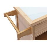 thumbnail of Décoshop26 - Chariot de service cuisine bar avec poignée tiroirs et plan de travail 85x84x36 cm bambou marron 04_0006404