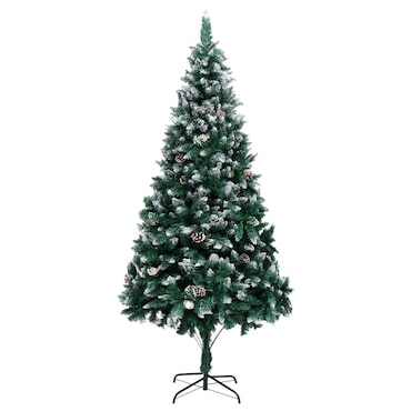 vidaXL Kunstkerstboom met scharnieren en standaard 150 cm
