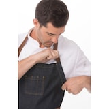 thumbnail of Chef Works Memphis lang schort indigo