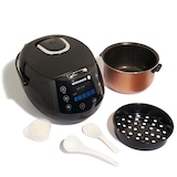 thumbnail of REISHUNGER Digitaler Reiskocher & Dampfgarer Schwarz | 1,5 L bis 8 Personen | Warmhaltefunktion, Timer & Premium Innentopf | 12 Programme
