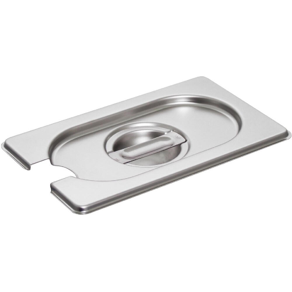 1 x SCHNEIDER GN Deckel Edelstahl - mit  Löffelaussparung GN 1/9