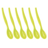 thumbnail of 6er Set Eierlöffel Dessertlöffel Frühstückslöffel Joghurtlöffel Kaffeelöffel Hellgrün