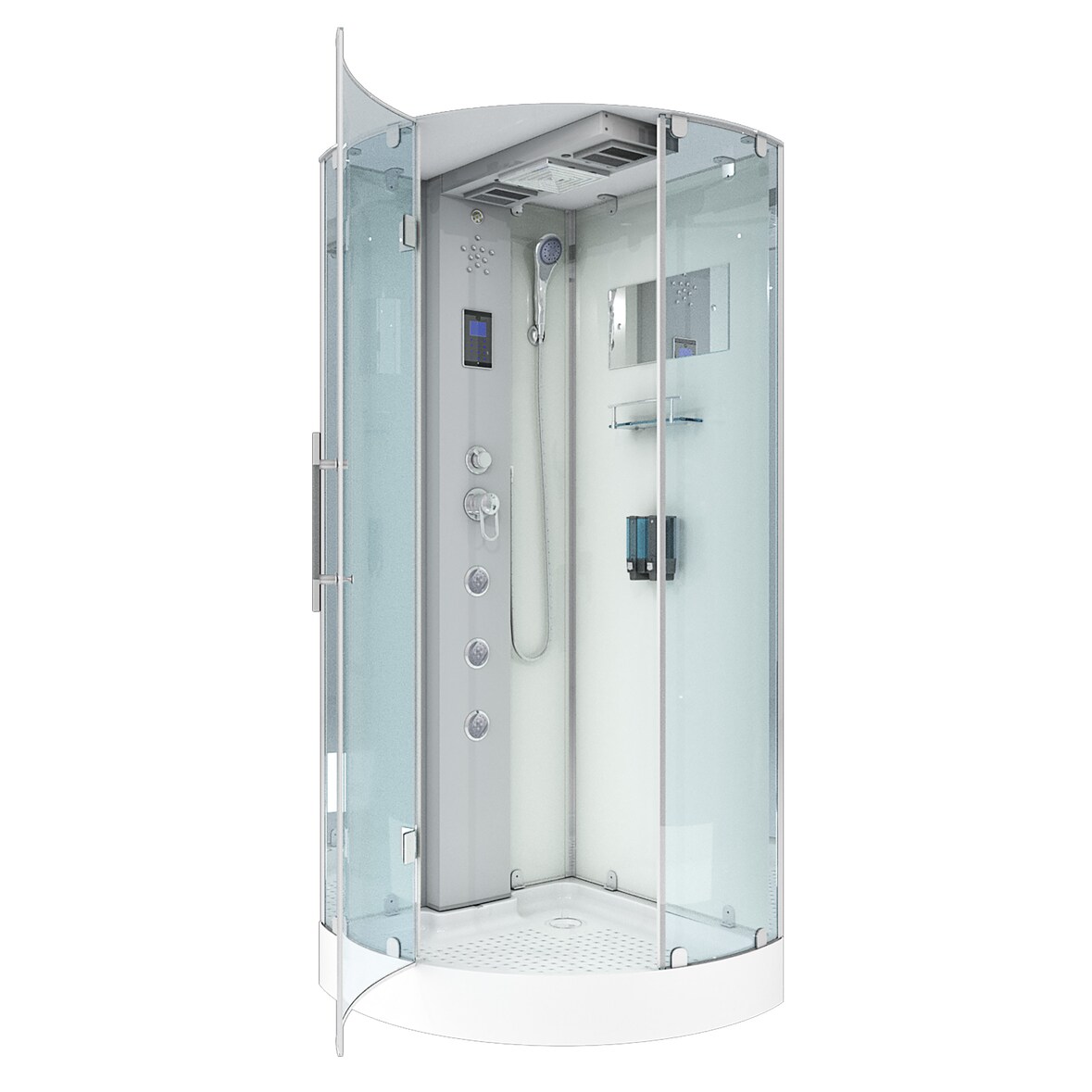 AcquaVapore D37-20L0-EA Dusche Duschtempel Komplett Duschkabine 100x100