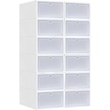 thumbnail of FEDEC Transparante Schoenenboxen - Schoenendoos - Stapelbaar - Set van 3