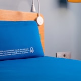 thumbnail of Benetton - Conjunto de cama 2Pc (capa de edredão 135X200Cm + fronha 80X80Cm) 140Gsm 100% Algodão Azul Unido em Verde Be