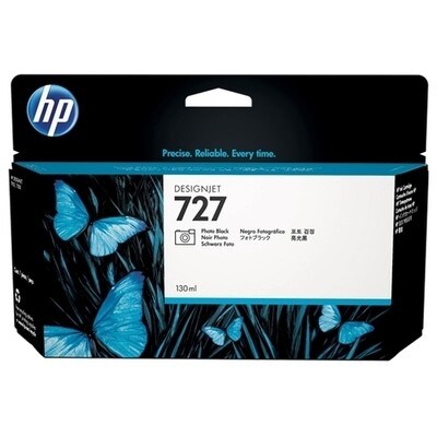 HP 727 Fotoschwarz DesignJet Tintenpatrone, 130 ml