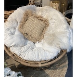 thumbnail of Papasan Sessel Rattansessel Schalensitz Ø 112cm Rattan Sitzkissen Garten Indoor