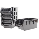 thumbnail of Stapelboxen mit Wandregal rot 32 tlg, Kleinteilemagazin