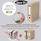 thumbnail of Lot de 6 Classeurs A4 avec boîte Class'Box ECO 100% recyclé - marque enveloppebulle