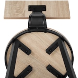 thumbnail of tectake Juego de 2 taburetes altos POOLE - Madera Industrial Clara, Roble Sonoma