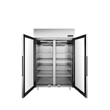 thumbnail of METRO PROFESSIONAL Congélateur double porte GFR1400G, 131.4 x 80.5 x 209 cm, 906 L, argenté