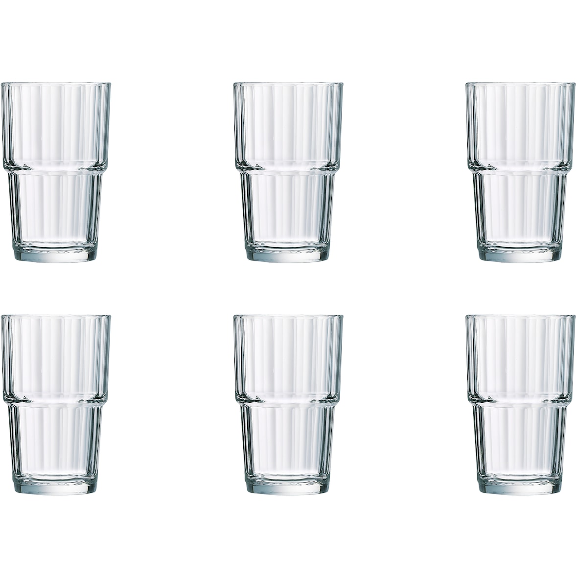 Arcoroc Longdrink Norvege 27 cl - Transparent 6 Stück(e)