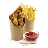 thumbnail of MONOUSO - Bicchiere di Cartone Kraft per Fritti e Wrap Ø8,1x11,5cm (55 Pezzi)