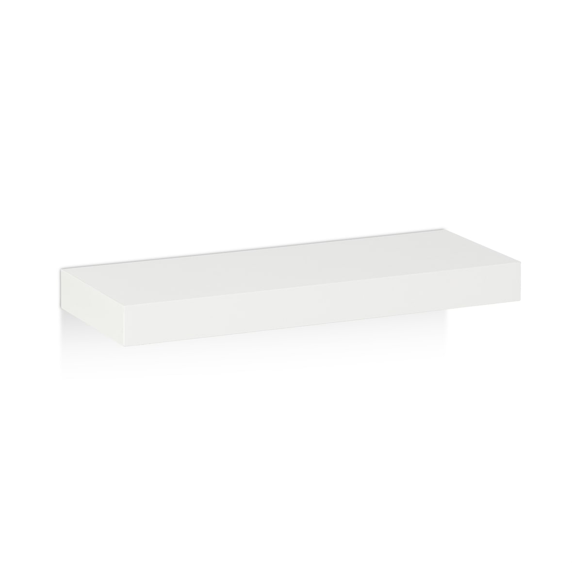 Relaxdays Wandregal, 3er Set, BxT: 38 x 15 cm, Dekoregal Wand, MDF, modernes Design, Schweberegal, Regalbrett, weiß