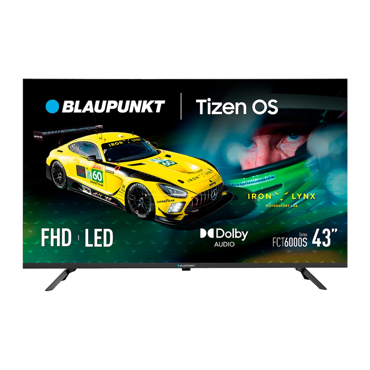 Blaupunkt Smart TV LED Full HD 43” Serie FCT Tizen OS 8.0 Dolby Digital Plus WiFi Dual Negro –  43FCT6000S