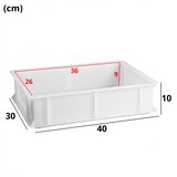 thumbnail of Genus Dei, cassetta Bianca porta impasto cm 30x40x10 per panetti lievitati