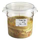 thumbnail of CAMBRO - RFSCW1-135/3 - Pack de 3 unidades- Recipiente redondo 900 ml - 15,4 x 15,4 cm - Transparente (Tapa no incluida)