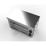 thumbnail of METRO Professional Doppio tostapane/forno, acciaio inox, 49,2 x 28 x 33,4 cm, 300 W, con due ripiani