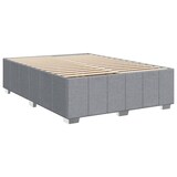 thumbnail of vidaXL Boxspringbett mit Matratze Hellgrau 140x200 cm Stoff