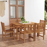 thumbnail of vidaXL Tuineetset teak massief hout 4 : Afmetingen - 7 st.