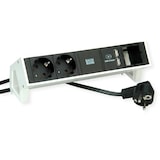 thumbnail of BACHMANN DESK2 2x Schutzkontakt 1x USB Charger 1x CM