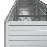 thumbnail of vidaXL Garten-Hochbeet 320x40x77 cm Verzinkter Stahl Silber