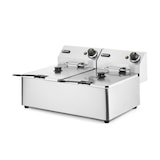 thumbnail of Freidora Hendi Kitchen Line de 3x6 litros 6600W fabricada en acero inoxidable