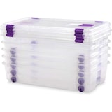 thumbnail of Pack 5 cajas de Almacenaje Capacidad de 35 litros | Medidas 730 x 405 x 165 mm | Lote de 5 Unidades