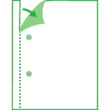 thumbnail of Auftrag A5, 2 x 50 Blatt, weiß, mit Blaupapier