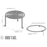 thumbnail of Pack Privilege Corten Auvergnat Brazier Normale Rotondo 62 Ciotola Singola