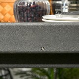 thumbnail of Servierwagen Grilltisch 87x50x80 cm Dunkelgrau mit 2 Regalen Handtuchhalter und Rollen, HDPE Outdoor Küchenwagen bis 50 kg belastbar