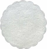 thumbnail of 400x Tassenuntersetzer Glasuntersetzer Airlaid O 9cm weiß