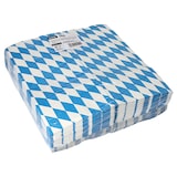 thumbnail of 10 X 100 Hähnchenbeutel, Papier mit Alu-Einlage 28 cm x 13 cm x 8 cm "Bayrisch blau" 1/1
