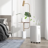 thumbnail of HOMCOM deshumidificador eléctrico 12L/días silencioso con 4 modos 2 velocidades para dormitorio salón cocina 29x18x49 cm