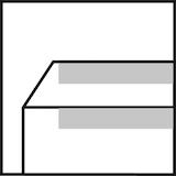 thumbnail of Soennecken Briefhülle 1332 C6 mF sk weiß 25 St./Pack.