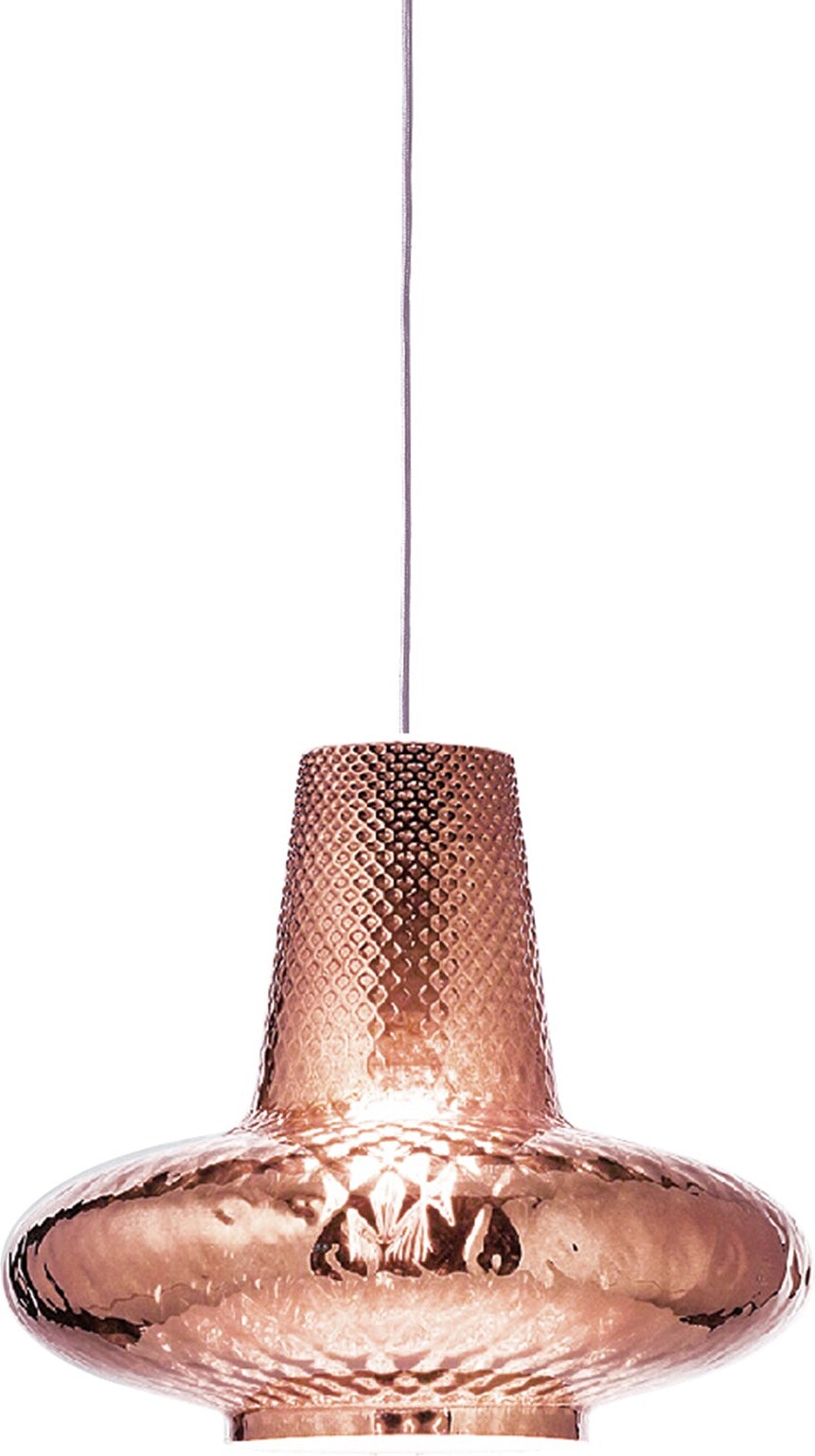 Giulietta pendelleuchte ø 320 x 3150 mm. 1 x e27 70 w hs-ip20-v. grau, vtr. roségold