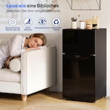 thumbnail of Merax Mini Kühlschrank 60L mit Gefrierfach, Kühl-Gefrierkombination, 38L + 22L, Glastür, 135 kWh/Jahr, 45 dB, schwarz