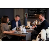 thumbnail of Duni Evolin® Tête-à-Tête-Tischläufer 0,41 x 24 m Granite Grey