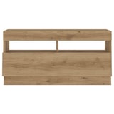thumbnail of vidaXL TV-Schrank mit LED-Leuchten Artisan-Eiche 80x35x40 cm