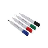 thumbnail of SIGMA Rotulador para pizarra blanca con borrador, colores surtidos, punta redonda, ancho de trazo: 2 mm, 4 unidades