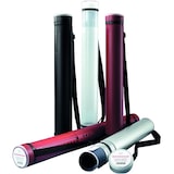 thumbnail of Zeichenrollen-Köcher rot aus PE, 100% recy., Schraubdeckel