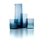 thumbnail of Bazar Bizar Carafe en verre 10x10x26 cm bleu
