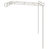 thumbnail of Pergola de jardin Marron antique 4x3x2,5 m Fer Modèle Atlas Flex Élite
